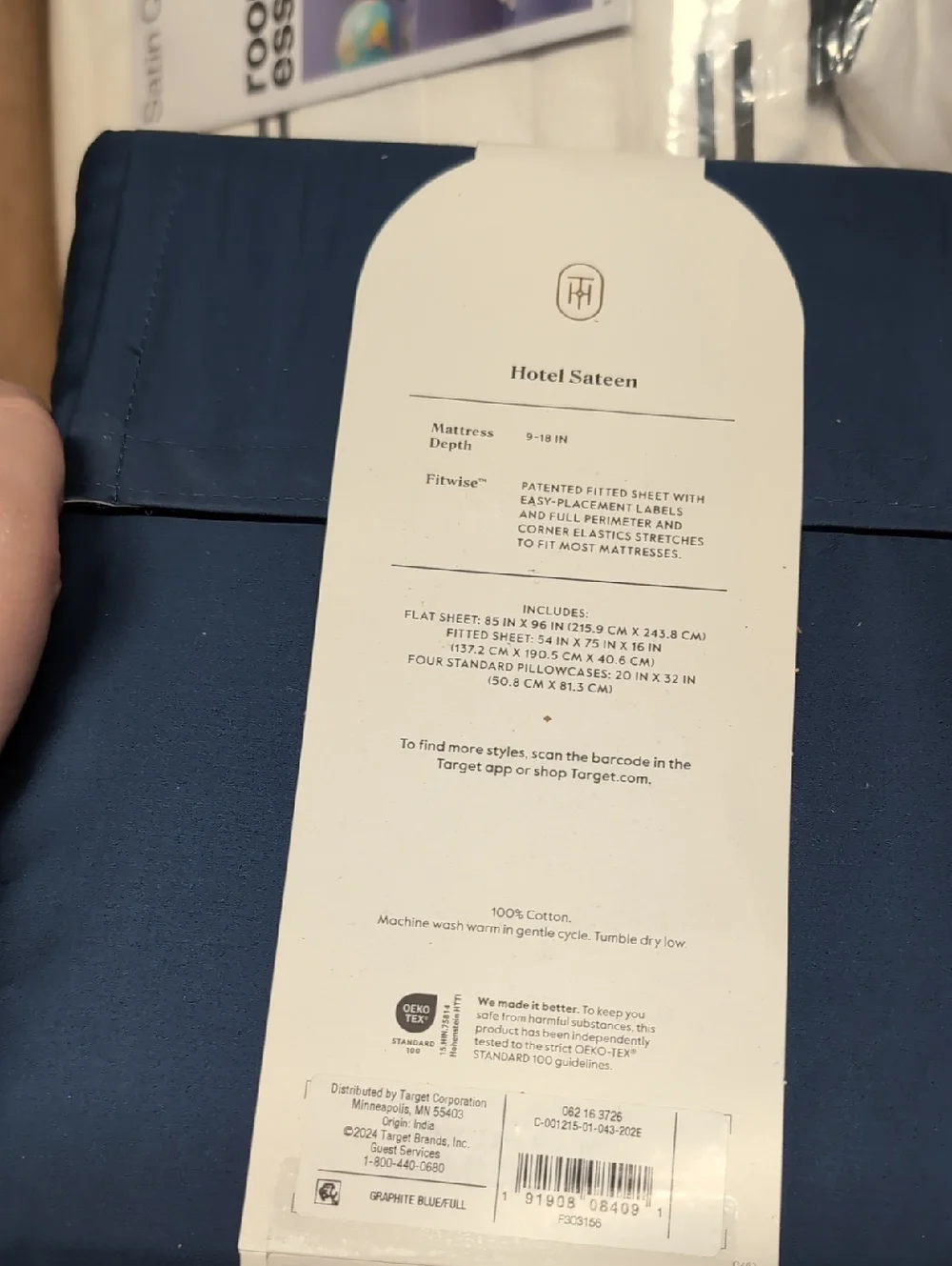 Threshold Full Hotel Sateen Sheet Set!